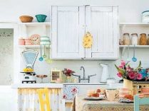 Cocina de colores retro